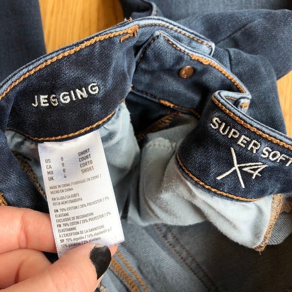 American Eagle Jegging Bundle Dark Wash Size 0 Short - Picture 6 of 16